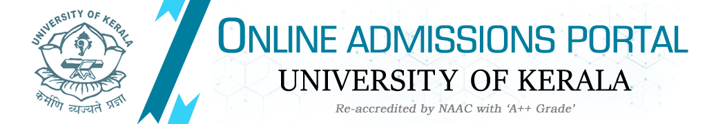 Online Admissions @ University of Kerala